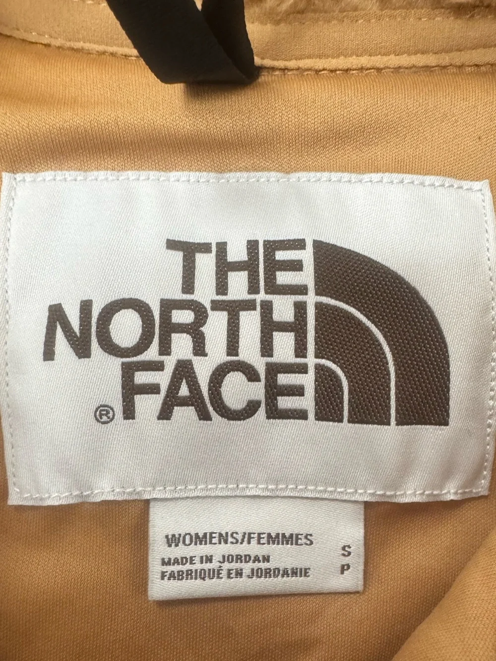The North Face Tan Sherpa Fleece Jacket